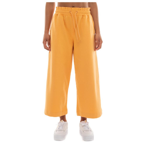 Be Nation Γυναικείο παντελόνι Terry Cropped 7/8 Wide Leg Pants